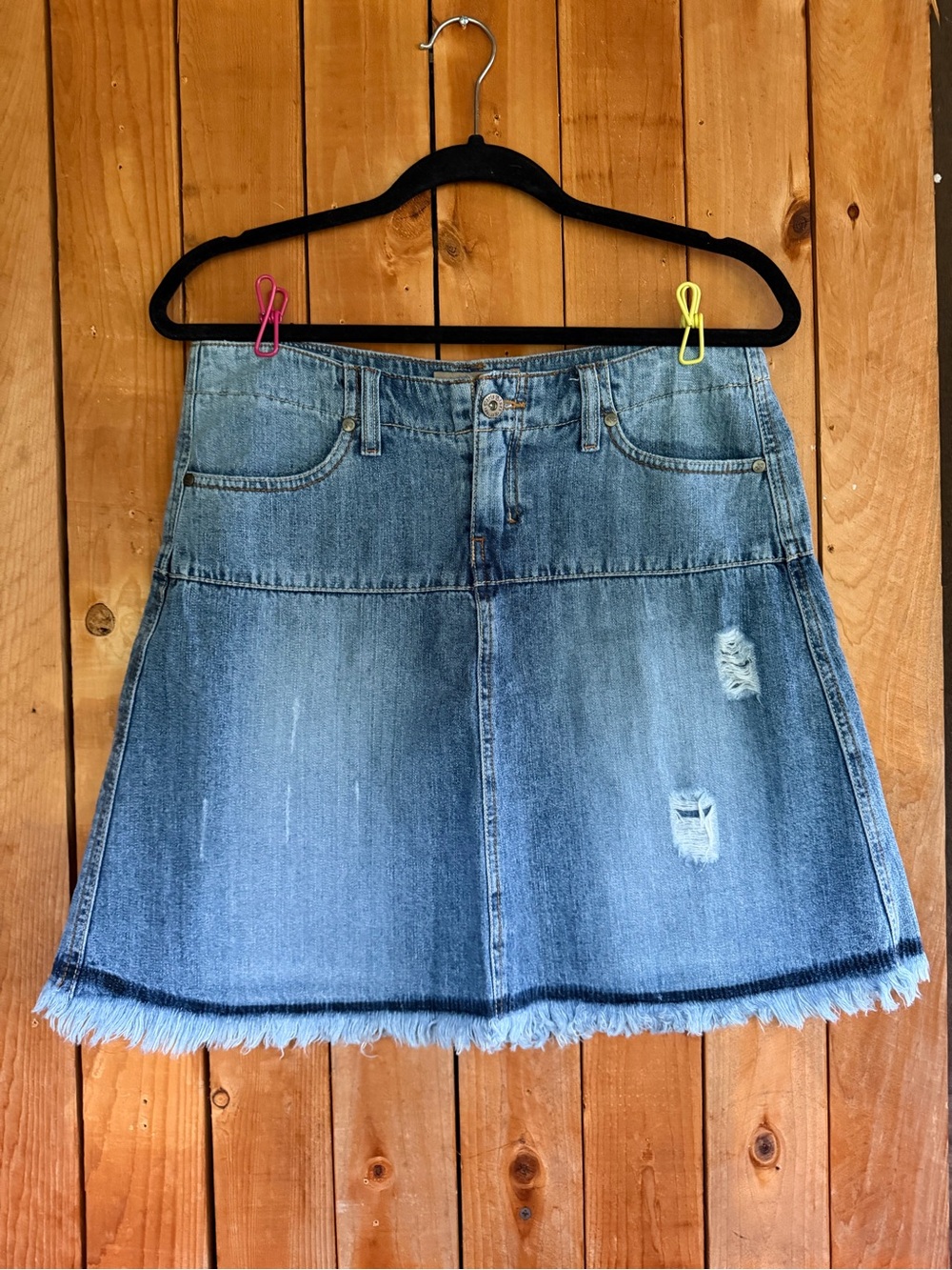Paris Blues Y2K Light Blue Denim Skirt